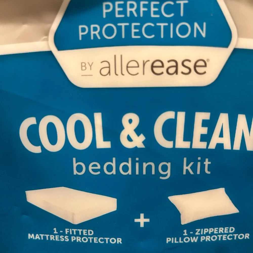 AllerEase Cool & Clean Bedding Kit - White T/TXL